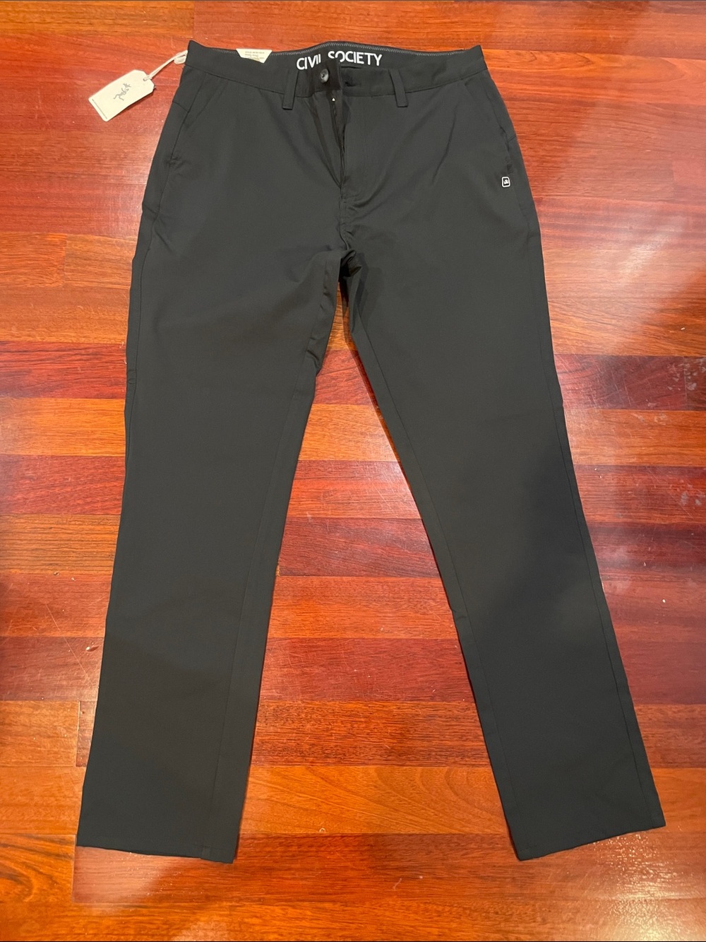 Civil Society Men's Black Stretch Chinos
